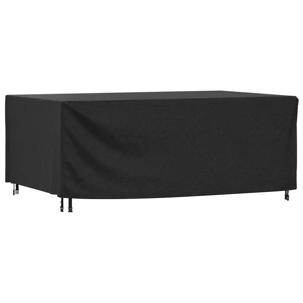 vidaXL Κάλυμμα Επίπλων Κήπου Αδιάβροχο Μαύρο 240x140x90 εκ. 420D