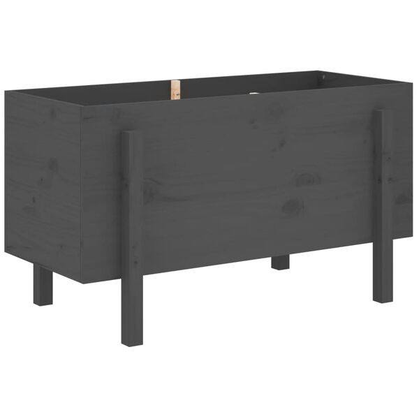 vidaXL Ζαρντινιέρα Υπερυψωμένη 101 x 50 x 57 εκ. από Μασίφ Ξύλο Πεύκου