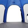 vidaXL Πισίνα Σκηνή με στέγη Αζούρ μπλε 366 x 305 x 231 cm Πολυεστέρας
