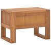vidaXL Κομοδίνο 50 x 30 x 35 εκ. από Μασίφ Ξύλο Teak