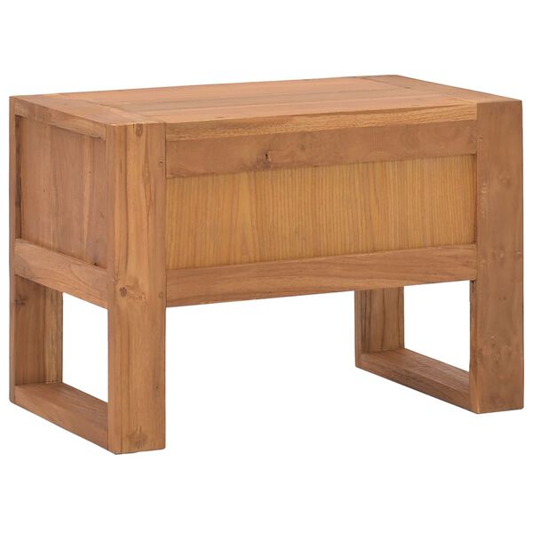 vidaXL Κομοδίνο 50 x 30 x 35 εκ. από Μασίφ Ξύλο Teak