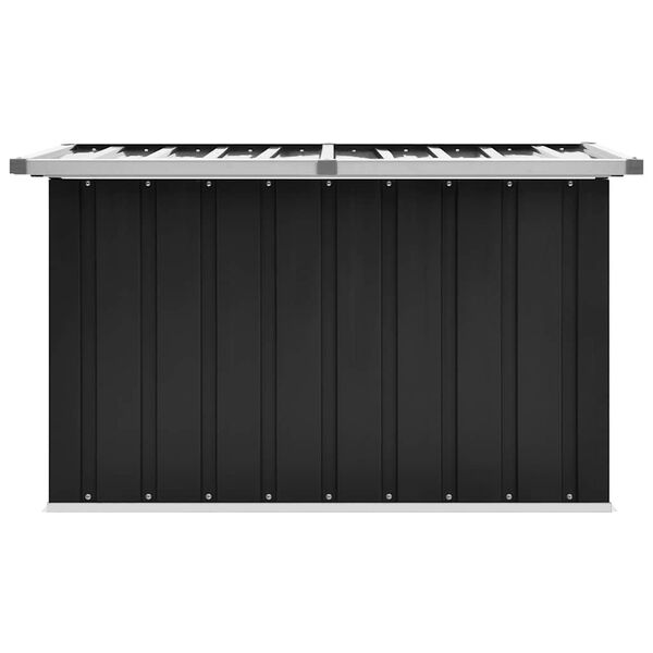 vidaXL Μπαούλο Αποθήκευσης Κήπου Ανθρακί 109 x 67 x 65 εκ.