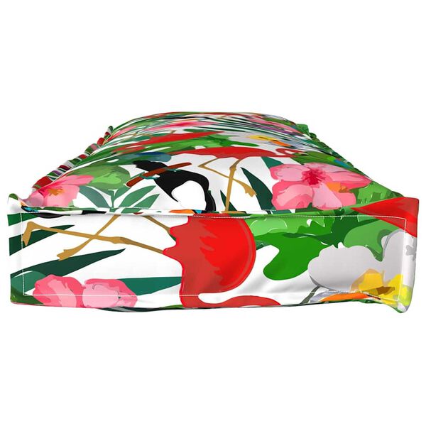 vidaXL Μαξιλάρι παλέτας για πάγκο Floral Πολύχρωμο 120 x 40 x 8 εκ