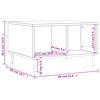 vidaXL Τραπεζάκι Σαλονιού Sonoma Δρυς 60x50x36,5εκ. Επεξεργασμένο Ξύλο