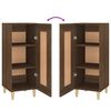 vidaXL Ντουλάπι Καφέ Δρυς 34,5 x 34 x 90 εκ. Επεξεργασμένο Ξύλο