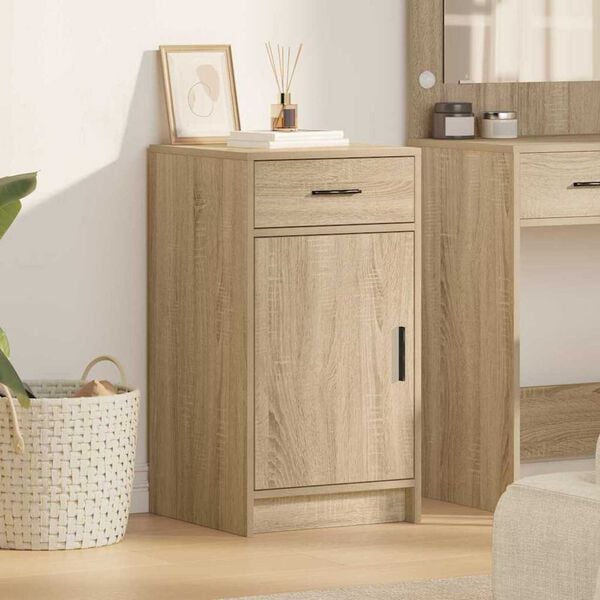vidaXL Πλαϊνό γραφείο Sonoma Δρυς 40 x 40.5 x 75 εκ Επεξεργασμένο ξύλο