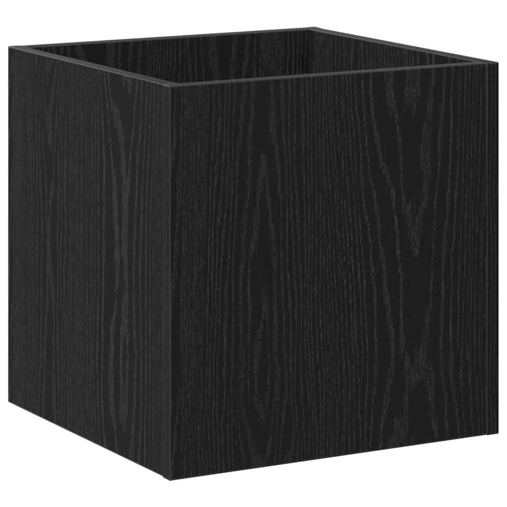 vidaXL Γλάστρα Μαύρη δρυς 40 x 40 x 40 cm Επεξεργασμένο ξύλο