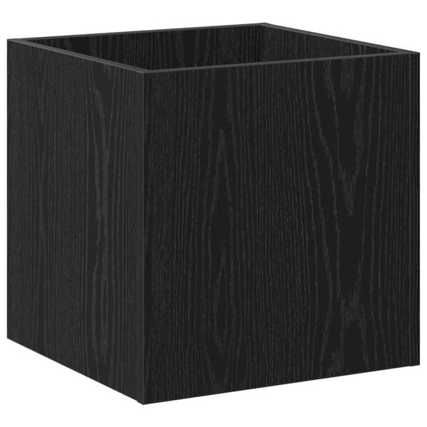 vidaXL Γλάστρα Μαύρη δρυς 40 x 40 x 40 cm Επεξεργασμένο ξύλο
