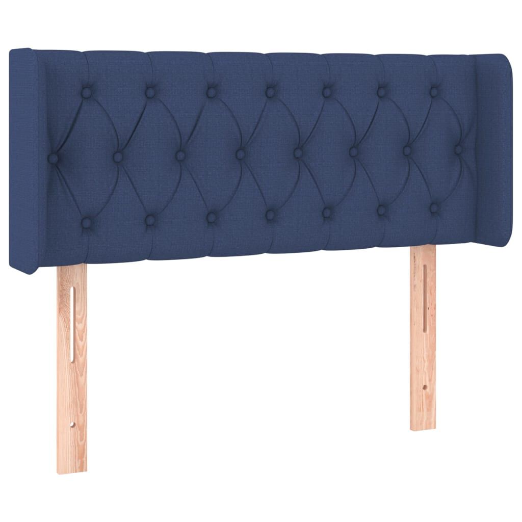 vidaXL Κεφαλάρι με Πτερύγια Μπλε 93x16x78/88 εκ. Υφασμάτινο