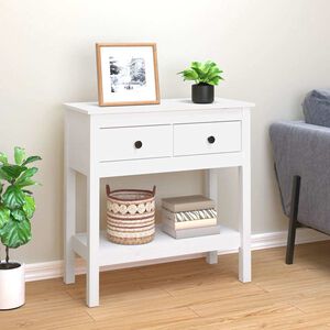 vidaXL &Tau;&rho;&alpha;&pi;έ&zeta;&iota; &Kappa;&omicron;&nu;&sigma;ό&lambda;&alpha; &Lambda;&epsilon;&upsilon;&kappa;ό 75 x 35 x 75 &epsilon;&kappa;. &alpha;&pi;ό &Mu;&alpha;&sigma;ί&phi; &Xi;ύ&lambda;&omicron; &Pi;&epsilon;ύ&kappa;&omicron;&upsilon;