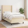 vidaXL &Kappa;&rho;&epsilon;&beta;ά&tau;&iota; Boxspring &mu;&epsilon; &Sigma;&tau;&rho;ώ&mu;&alpha; &Kappa;&rho;&epsilon;&mu; 100 x 200 &epsilon;&kappa;. &Upsilon;&phi;&alpha;&sigma;&mu;ά&tau;&iota;&nu;&omicron;
