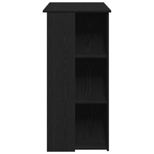 vidaXL Τραπέζι μπαρ Μαύρη δρυς 102 x 50 x 103.5 εκ. Επεξεργασμένο ξύλο