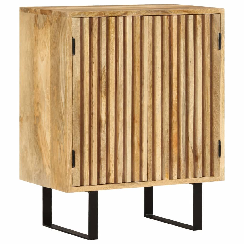 vidaXL Ντουλάπι με 2 Πόρτες 55 x 35 x 70 εκ. από Μασίφ Ξύλο Μάνγκο