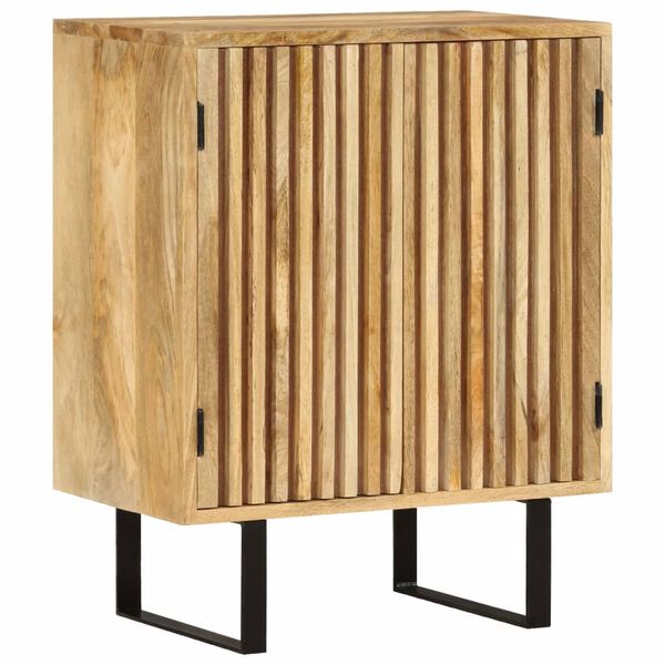 vidaXL Ντουλάπι με 2 Πόρτες 55 x 35 x 70 εκ. από Μασίφ Ξύλο Μάνγκο