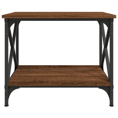 vidaXL Βοηθητικό Τραπέζι Καφέ Δρυς 55x38x45 εκ. Επεξεργασμένο Ξύλο