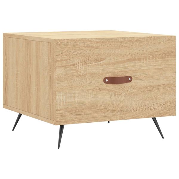 vidaXL Τραπεζάκι Σαλονιού Sonoma Δρυς 50x50x40 εκ. Επεξεργασμένο Ξύλο