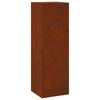 vidaXL &Beta;ά&sigma;&eta; &phi;&upsilon;&tau;ώ&nu; 2 pcs &Sigma;&kappa; rusty 24 x 24 x 75 &epsilon;&kappa;.