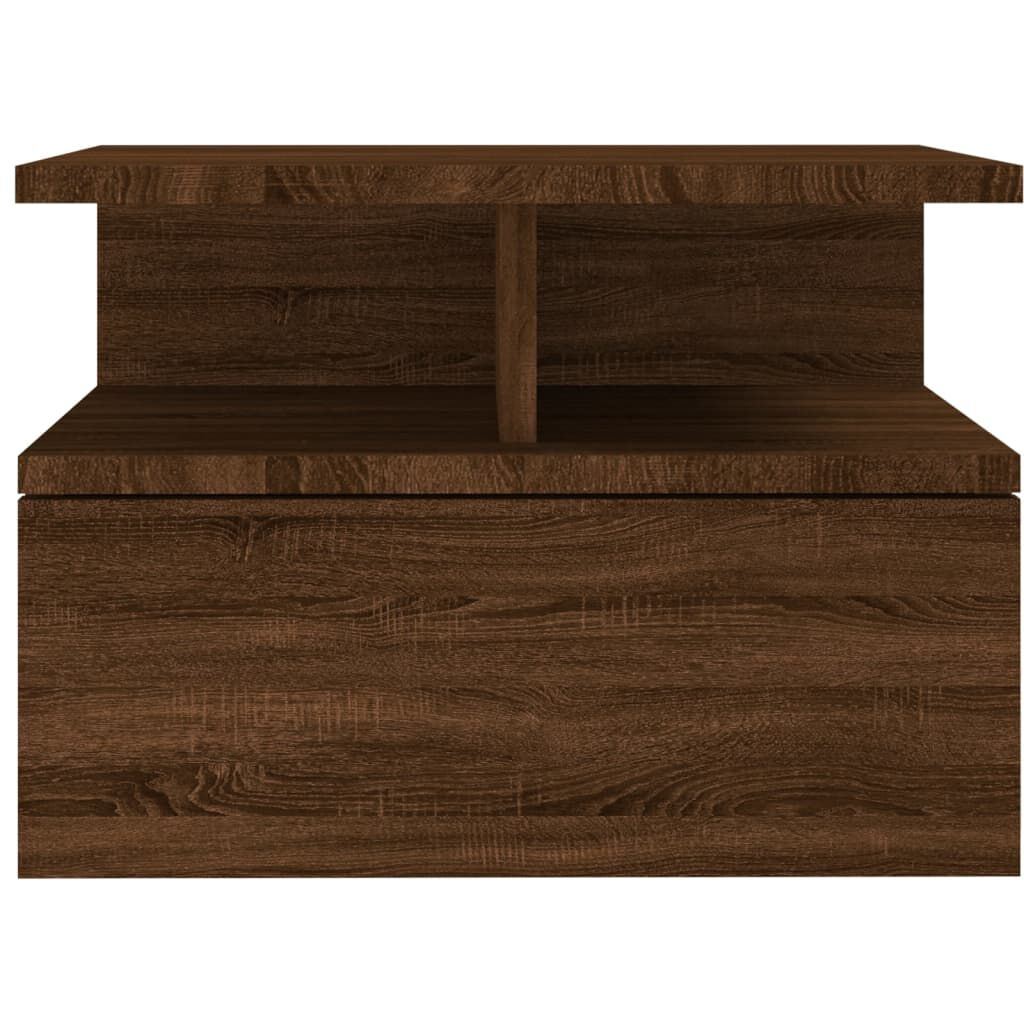 vidaXL Κομοδίνα Κρεμαστά Καφέ Δρυς 40x31x27 εκ. Επεξεργ. Ξύλο