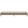 vidaXL Σκελετός Κρεβατιού Χωρίς Στρώμα Taupe 90x190 εκ. Υφασμάτινο