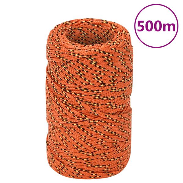 vidaXL Σχοινί Ναυτιλίας Πορτοκαλί 2 χιλ. 500 μ. από Πολυπροπυλένιο