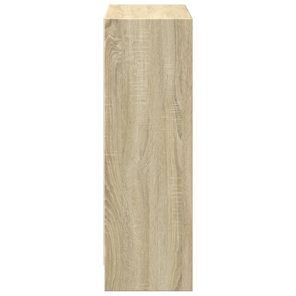 vidaXL Βιβλιοθήκη Sonoma Δρυς 60 x 24 x 76 εκ. Επεξεργασμένο Ξύλο