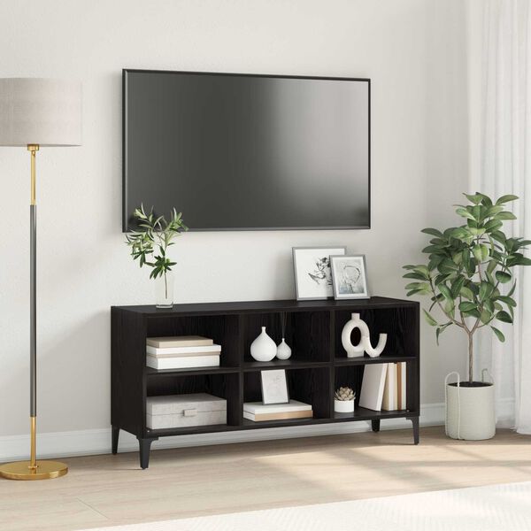 vidaXL Ντουλάπι TV Μαύρο 69.5 x 30 x 50 εκ. Επεξεργασμένο ξύλο