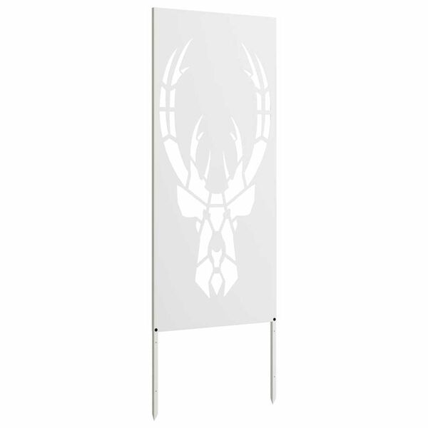 vidaXL Οθόνη Ιδιωτικότητας Κήπου Animal Print Λευκό 50 x 140 εκ