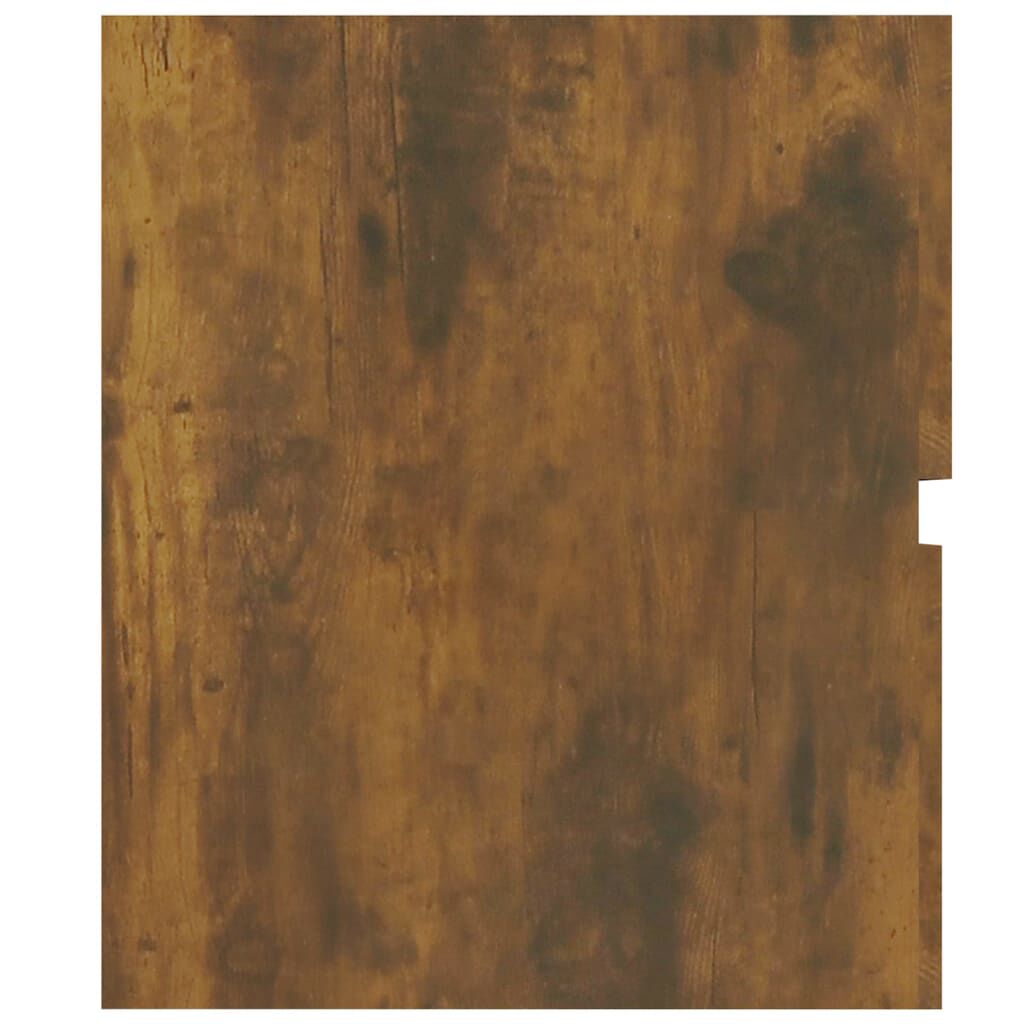 vidaXL Ντουλάπι Νιπτήρα Καπνιστή Δρυς 80x38,5x45 εκ. Επεξεργ. Ξύλο