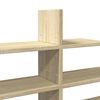 vidaXL Ράφι Τοίχου Sonoma Δρυς 124,5x18x60,5 εκ. από Επεξ. Ξύλο