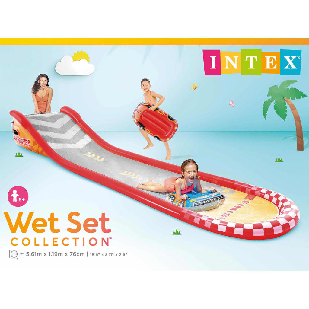 Intex Τσουλήθρα Racing Fun 561 x 119 x 76 εκ.