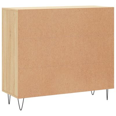 vidaXL Ντουλάπι Sonoma δρυς 90x34x80 εκ. Επεξεργασμένο Ξύλο