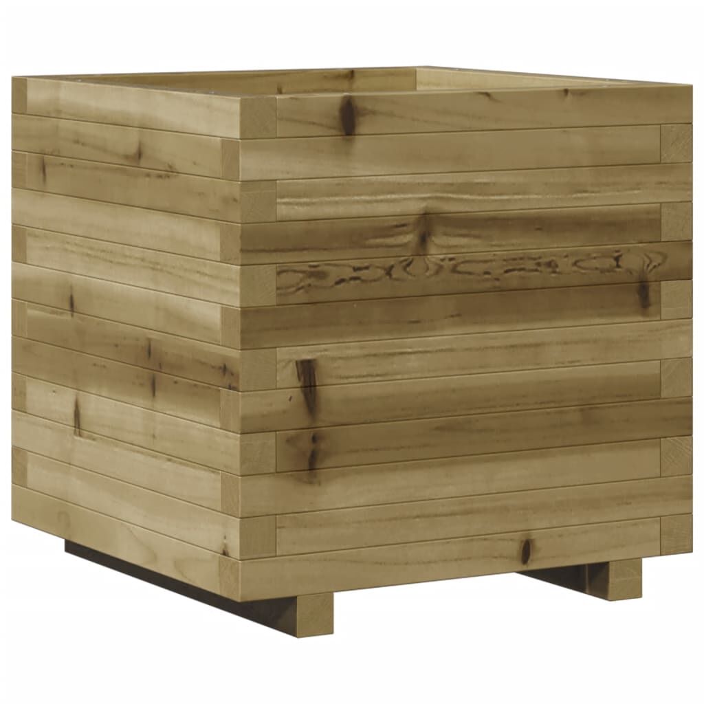 vidaXL Ζαρντινιέρα Κήπου 50x50x49,5 εκ. από Εμποτισμένο Ξύλο Πεύκου