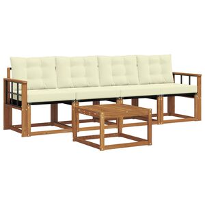 vidaXL &Sigma;&epsilon;&iota;&rho;ά &Kappa;&alpha;&nu;&alpha;&pi;έ &Epsilon;&xi;&omega;&tau;&epsilon;&rho;&iota;&kappa;&omicron;ύ &mu;&epsilon; &mu;&alpha;&xi;&iota;&lambda;ά&rho;&iota; 5 pcs &Phi;&upsilon;&sigma;&iota;&kappa;ό &kappa;&alpha;&iota; &Kappa;&rho;έ&mu;&alpha;