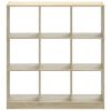 vidaXL Βιβλιοθήκη Sonoma Δρυς 102x32x108 εκ. από Επεξεργασμένο Ξύλο