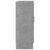 vidaXL Βιτρίνα Γκρι του Σκυροδέματος 82,5 x 30,5 x 80 εκ. Επεξ. Ξύλο