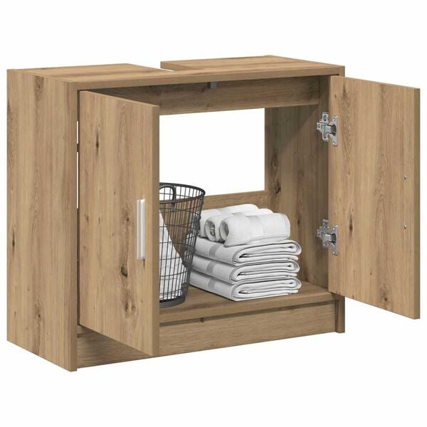 vidaXL Ντουλάπα Νιπτήρα Artisan Oak 63 x 29 x 55 cm Επεξεργασμένο ξύλο