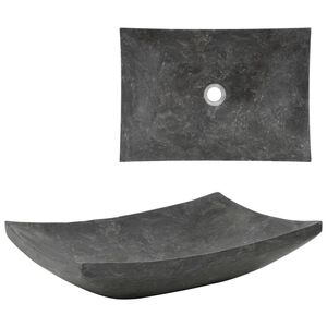 vidaXL &Nu;&iota;&pi;&tau;ή&rho;&alpha;&sigmaf; &Mu;&alpha;ύ&rho;&omicron;&sigmaf; 50 x 35 x 12 &epsilon;&kappa;. &Mu;&alpha;&rho;&mu;ά&rho;&iota;&nu;&omicron;&sigmaf;