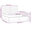 vidaXL &Kappa;&rho;&epsilon;&beta;ά&tau;&iota; Boxspring &mu;&epsilon; &Sigma;&tau;&rho;ώ&mu;&alpha; &Sigma;&kappa;&omicron;ύ&rho;&omicron; &Kappa;&alpha;&phi;έ 160x200 &epsilon;&kappa; &Upsilon;&phi;&alpha;&sigma;&mu;ά&tau;&iota;&nu;&omicron;