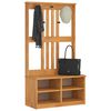 vidaXL Δέντρο χωλ "SANDNES" 87x40x159,5 εκ. Πεύκο μασίφ ξύλο