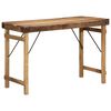 vidaXL Τραπεζαρία Καφέ 110 x 55 x 76 cm Μασίφ ανακυκλωμένο ξύλο