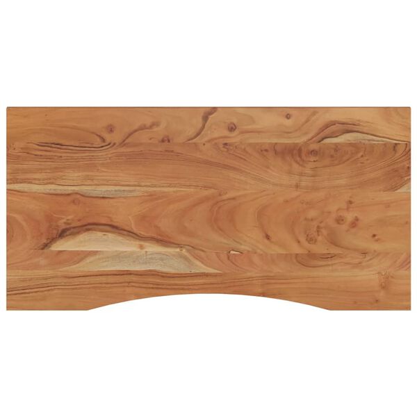 vidaXL Επιφάνεια Γραφείου Ορθογώνια 120x60x2,5 εκ. Μασίφ Ξύλο Ακακίας