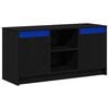 vidaXL Ντουλάπι TV Μαύρο 100 x 34 x 50 εκ Επεξεργασμένο ξύλο