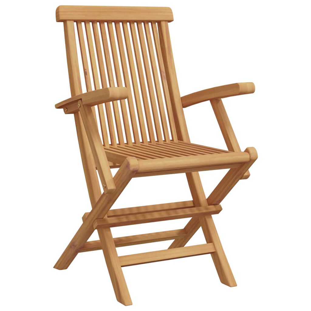 vidaXL Σετ Τραπεζαρίας Κήπου 2 pcs Καφέ Μασίφ ξύλο teak