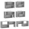 vidaXL Έπιπλο Τηλεόρασης Γκρι Σκυροδέματος 149x30x52 εκ. Επεξ. Ξύλο