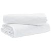 vidaXL Σετ Κουβέρτας με μαξιλάρι 2 pcs Λευκό 135 x 200 cm Πούπουλο