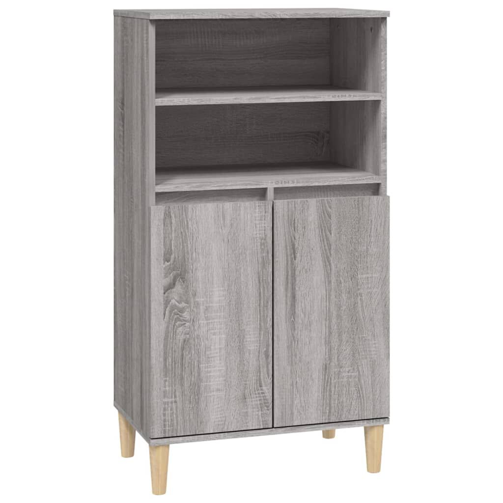 vidaXL Ντουλάπι Γκρι Sonoma 60 x 36 x 110 εκ. από Επεξεργασμένο Ξύλο