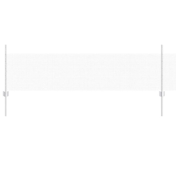 vidaXL Τείχος και Πόστ Ασημί 0,5 x 10 μ. Ατσάλι