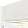 vidaXL Πλαίσιο Κρεβατιού Λευκό 160 x 200 εκ. από Μασίφ Ξύλο Πεύκου