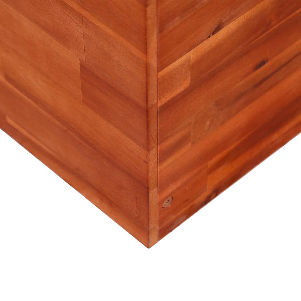vidaXL Ζαρντινιέρα Υπερυψωμένη 150 x 50 x 50 εκ. από Ξύλο Ακακίας
