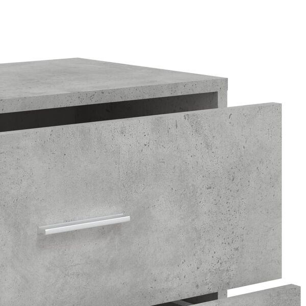 vidaXL Βοηθητικά Ντουλάπια 3 τεμ. Γκρι Σκυρ. 60x31x84 εκ. Επεξ. Ξύλο
